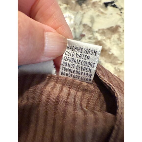 Chicos Silk kimono Artsy Asian-Inspired print 1 Mandarin Collar Long Tunic Y2k - Picture 11 of 12